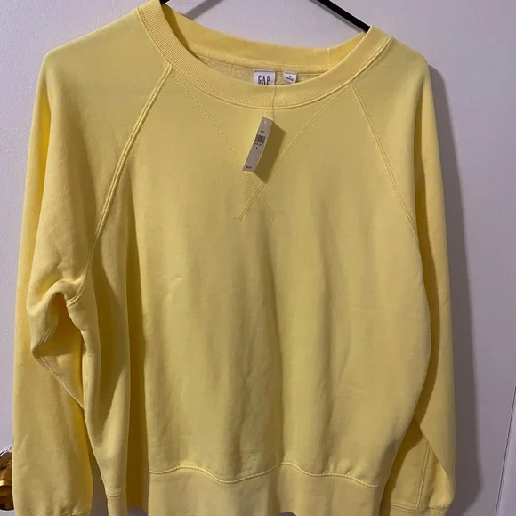 Gap bright yellow medium sweatshirt - Picture 4 of 6